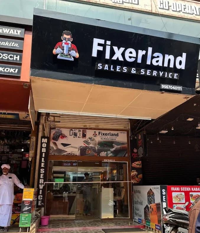 Fixerland Sales and Service storefront in Kasaragod